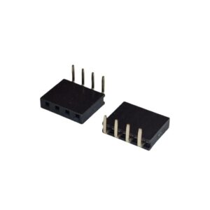 Kit com 50x Conector Header Fêmea 1x4 90 Graus MNS-04