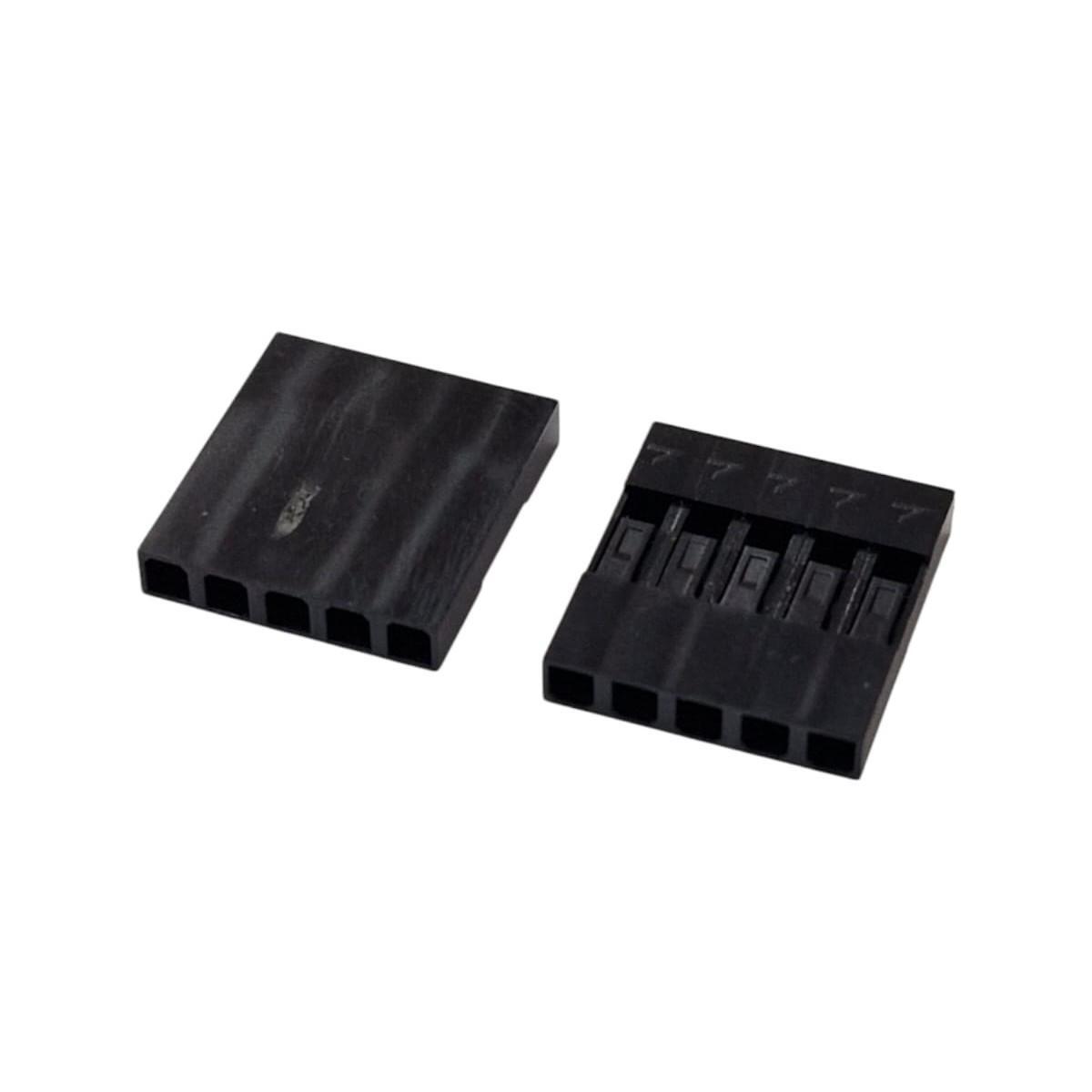 Kit com 50x Conector ALojamento MODU Femea 1x5