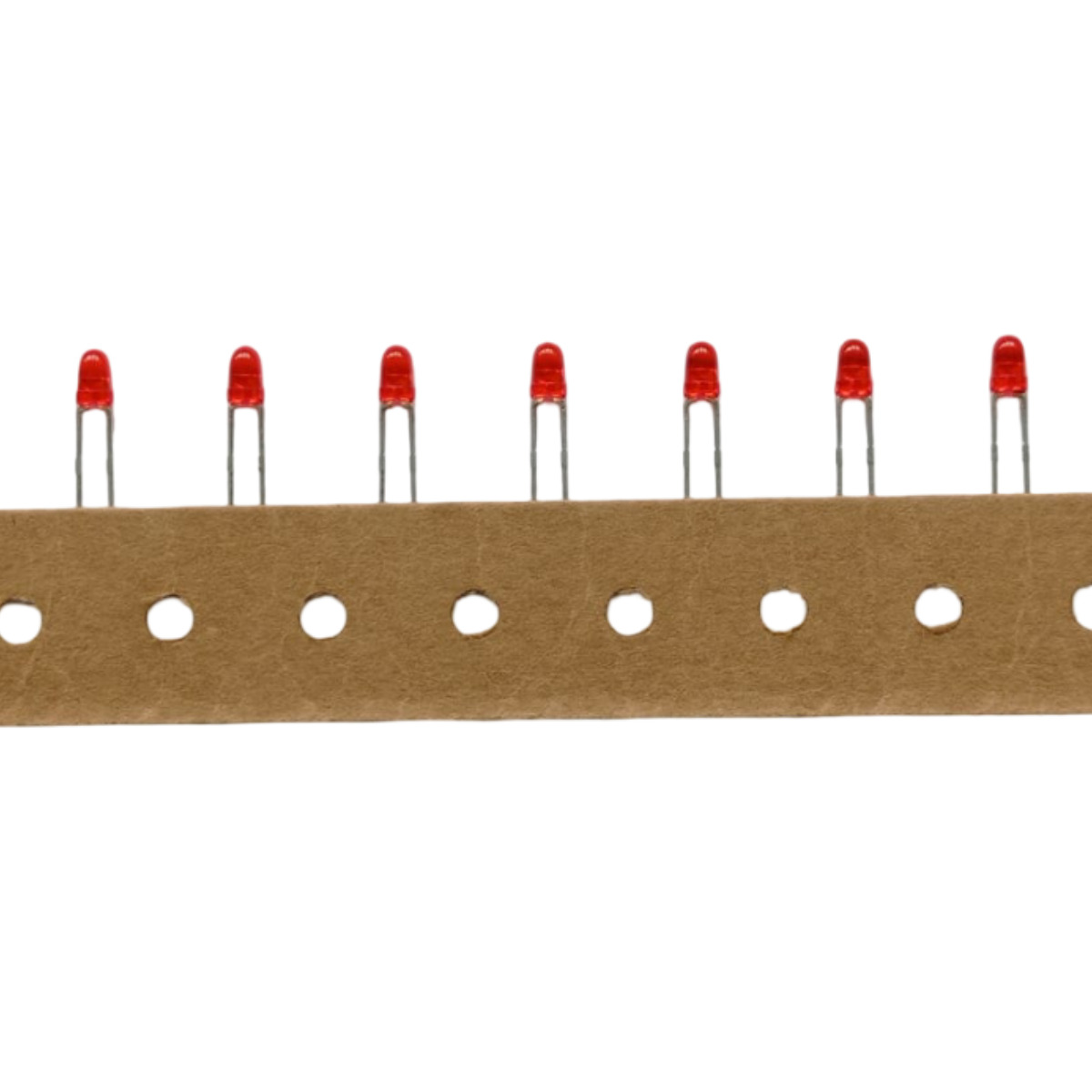 Kit com 100x Led 3mm Vermelho 59MCD Difuso XLUR11CTNR Fitado