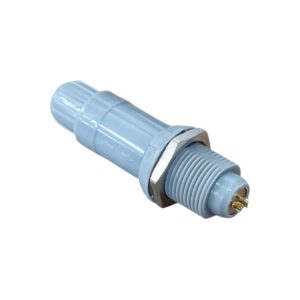 Kit Conector Medi-Snap 2 Vias Macho e Fêmea Cinza Push-Pull