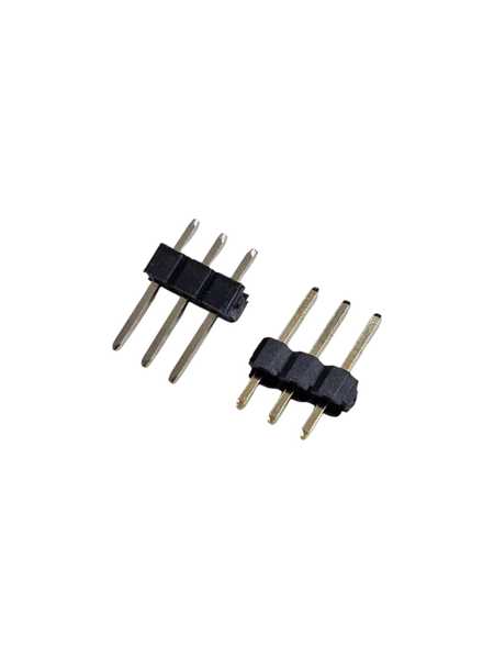 Kit com 20x Barra de Pinos 1x3 Reta 2,54mm