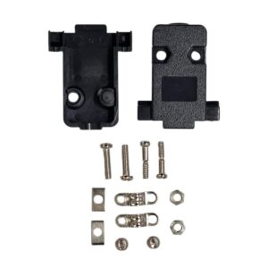 Kit com 4x Capa DB9 Kit Curto Preta com Parafusos