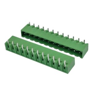 Kit com 575x Conector Borne 12 Vias Macho 90G GSP001RC-5.08-12P-4 Verde