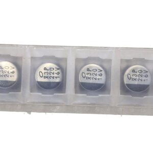Kit com 100x Capacitor Eletrolítico SMD 220uF 16V 10x10