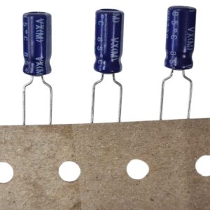 Kit com 10x Capacitor Eletrolítico 47uF 25V 5x11mm 85C Fitado Radial