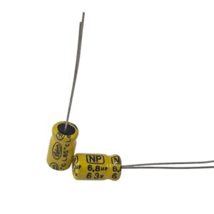 Kit com 20x Capacitor Eletrolítico 6.8uF 63V 85C 11x6mm