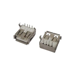Kit com 20x Conector USB Fêmea Tipo A 90 Graus - USB-A1D122F