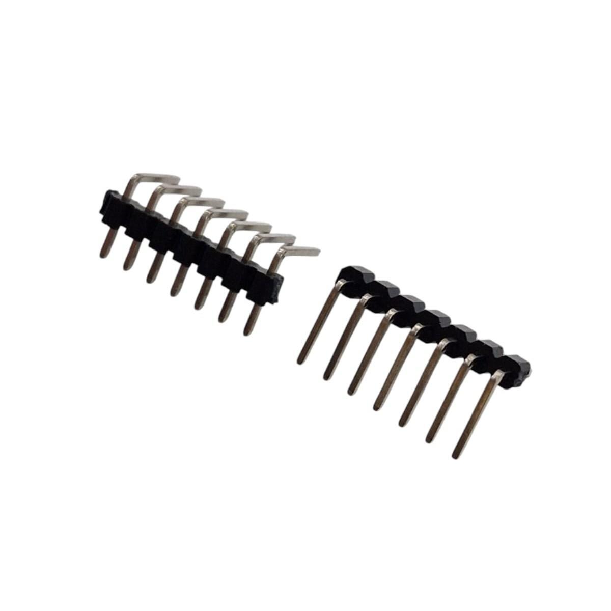 Kit com 200x Barra de Pino 1X7 90G Invertida