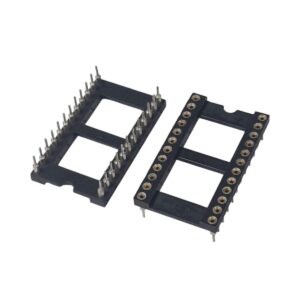 Kit com 12x Soquete Torneado 24 Pinos