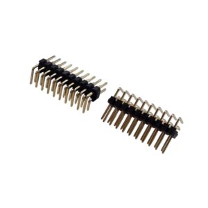 Kit com 50x Barra de Pinos 2x10 90 Graus 2,54mm