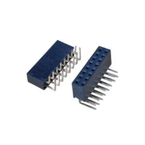 Kit com 50x Conector Fêmea Mini Modu 2x8 90 Graus 16 Pinos 2,54mm
