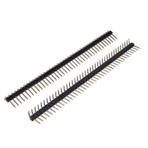 Kit com 10x Barra de Pinos 1x40 90 Graus Dourada