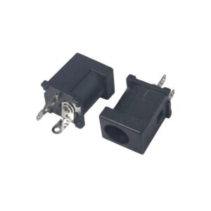Kit com 20x Conector Jack DC Fêmea 180 Graus PJ-006A 2,0mm