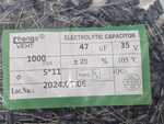 Kit com 100x Capacitor Eletrolítico 47uF 35V 105C 5x11mm Chongx - Imagem 2