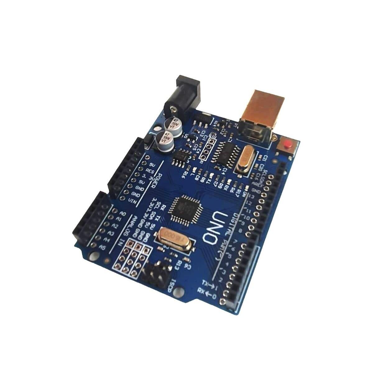 Placa Atmega328 Smd Compatível Com Arduino Uno R3 + Cabo - Imagem 2