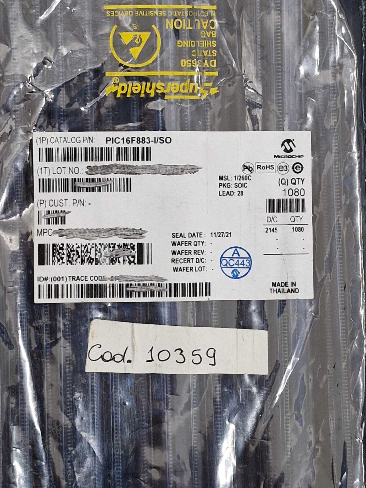Kit com 27x Microcontrolador 2v A 5,5v Pic16f883-i/so 28-soic - Imagem 2
