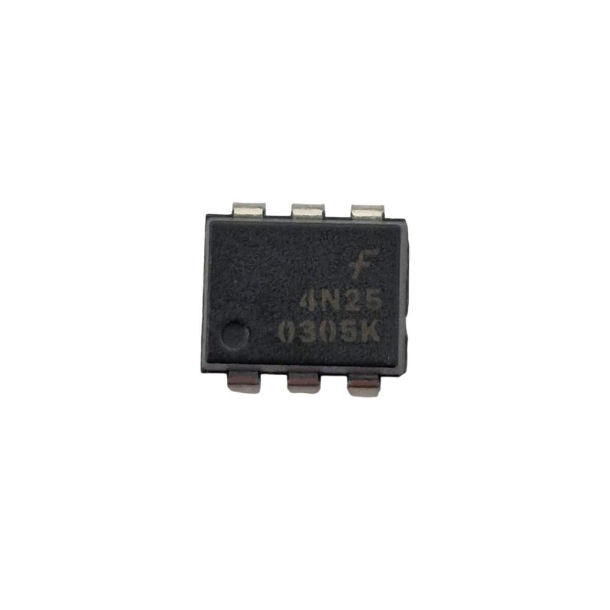 Kit com 10x Fotoacoplador 4N25 Pdip-6 Preto - Imagem 3