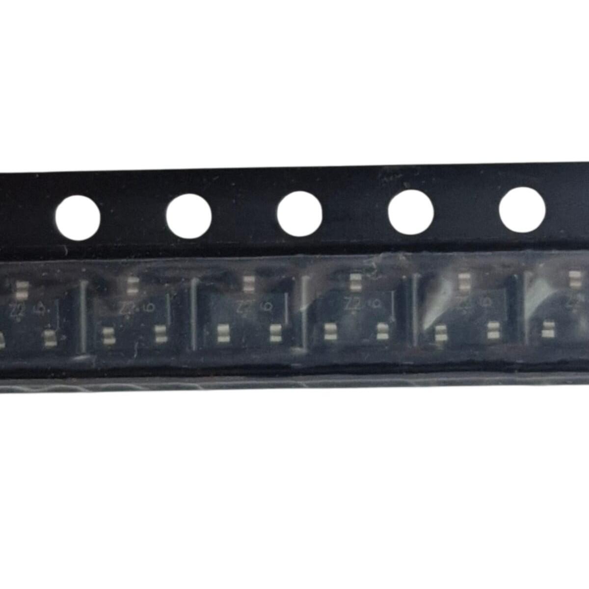 Kit com 100x Diodo Zener 5,1V BZX84C5V1LT1GC SOT-23 - Imagem 2