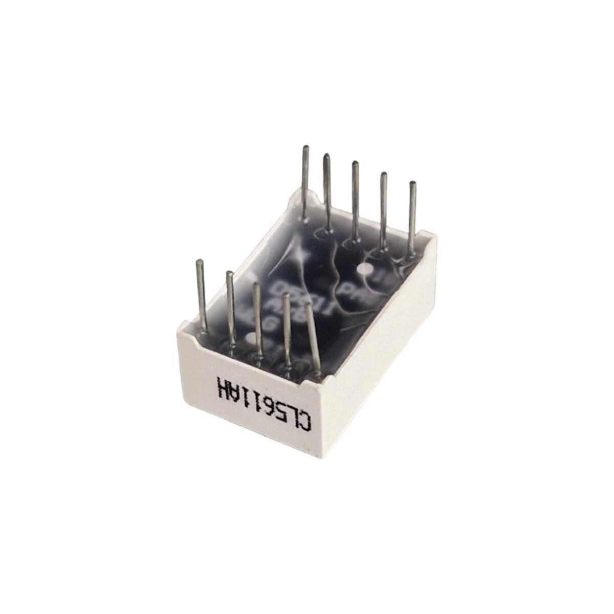 Kit com 20x Display Led 7 Segmentos 1 Digito 0,56'' Catodo Vermelho CL5611AH - Imagem 3
