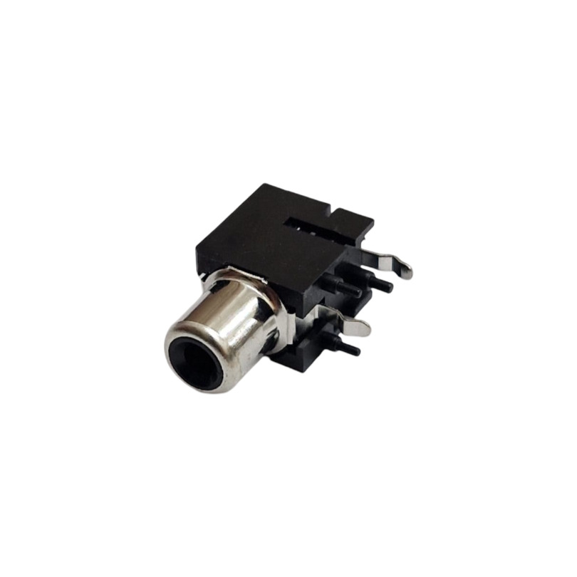 Kit com 200x Conector RCA Fêmea AV-8,4-9B Preto - Imagem 3