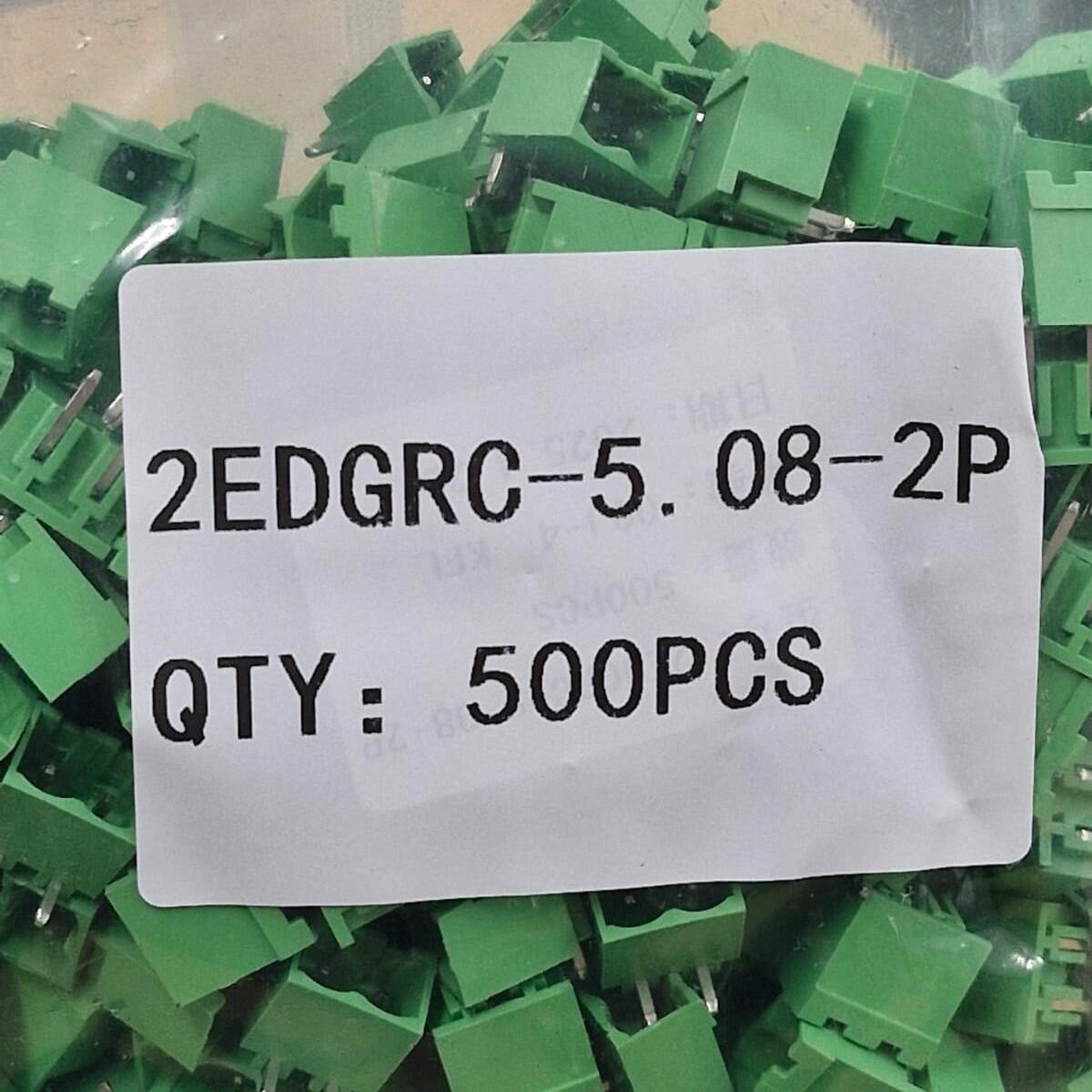 Kit com 500x Conector Borne 2 Vias 2EDGRC-5.08-2P para Placa PCB - Imagem 4