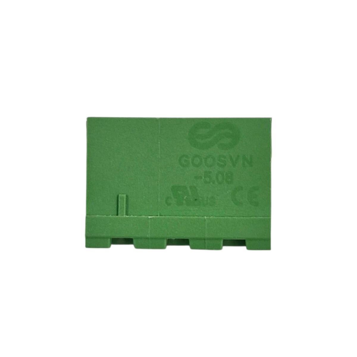 Kit com 300x Conector Borne 3 Vias Macho 90G GSP001RC-5.08-03P-4 Verde - Imagem 2