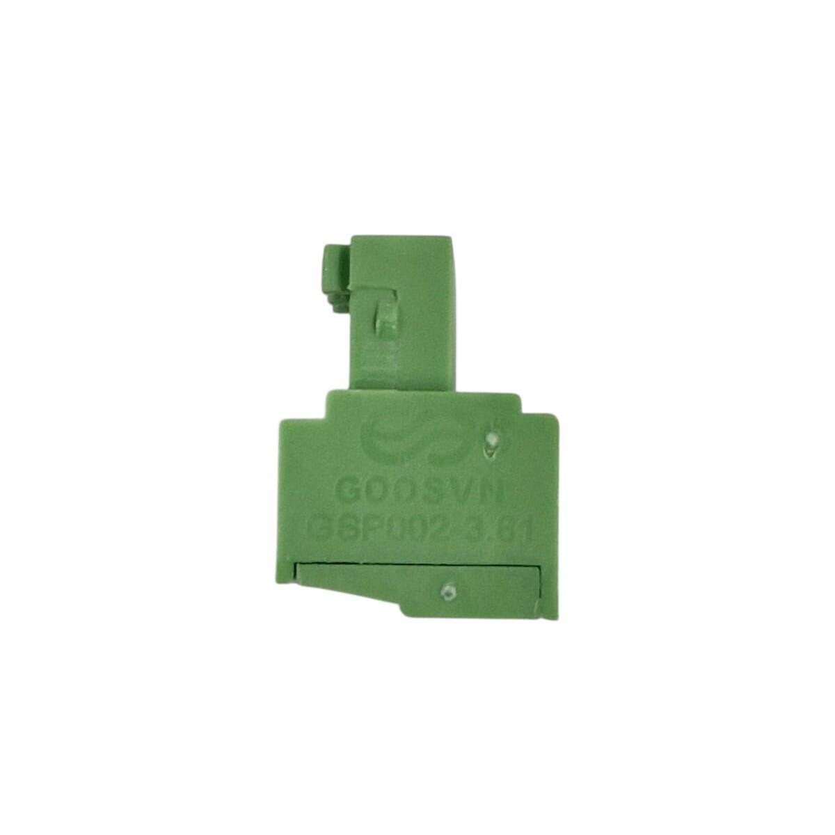 Kit com 300x Conector Borne 3 Vias Femea 180G GSP002-3.81-03P-4A Verde - Imagem 3