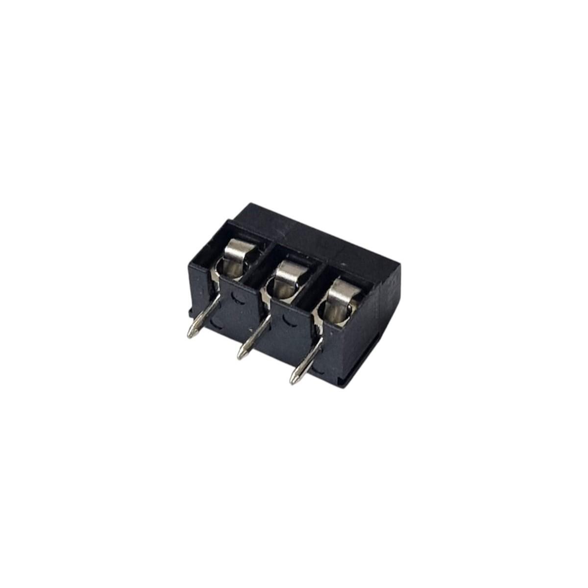 Kit com 100x Conector Borne KRE 3 Vias 10mm GS002S-5.00-03P-3 Preto - Imagem 3