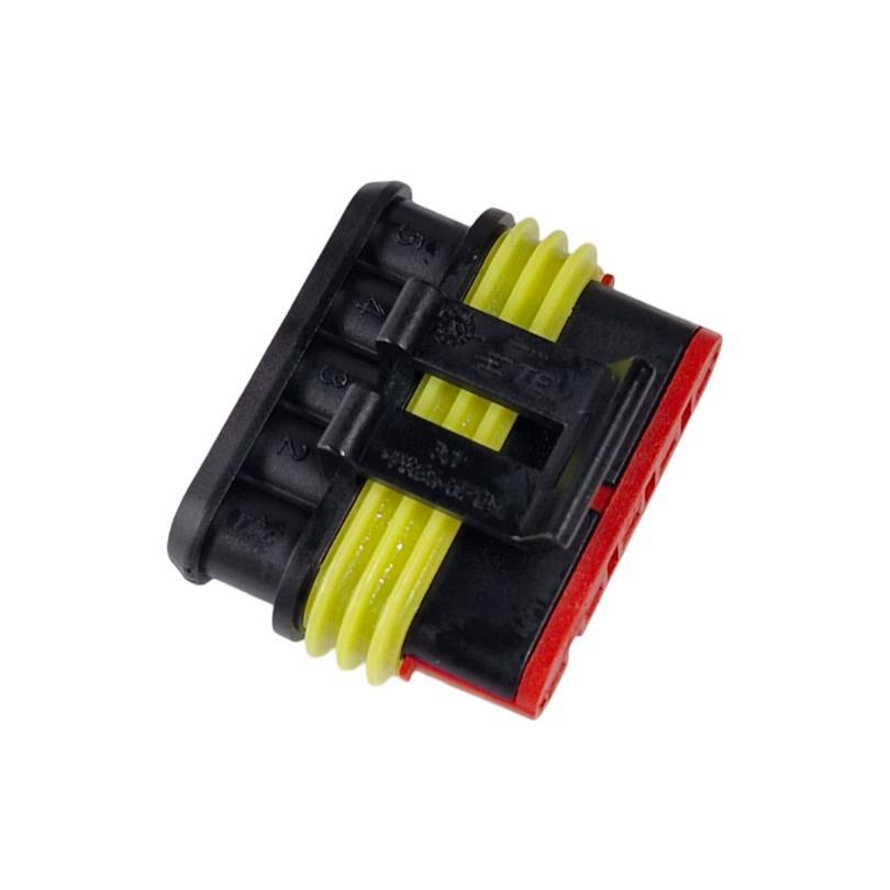 Kit com 200x Conector Superseal Femea 5 Pinos DJ7051-1.5-21-5P - Imagem 2
