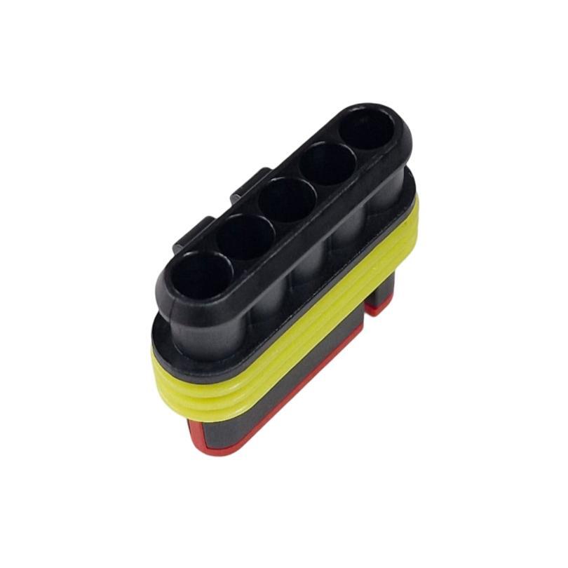 Kit com 200x Conector Superseal Femea 5 Pinos DJ7051-1.5-21-5P - Imagem 3