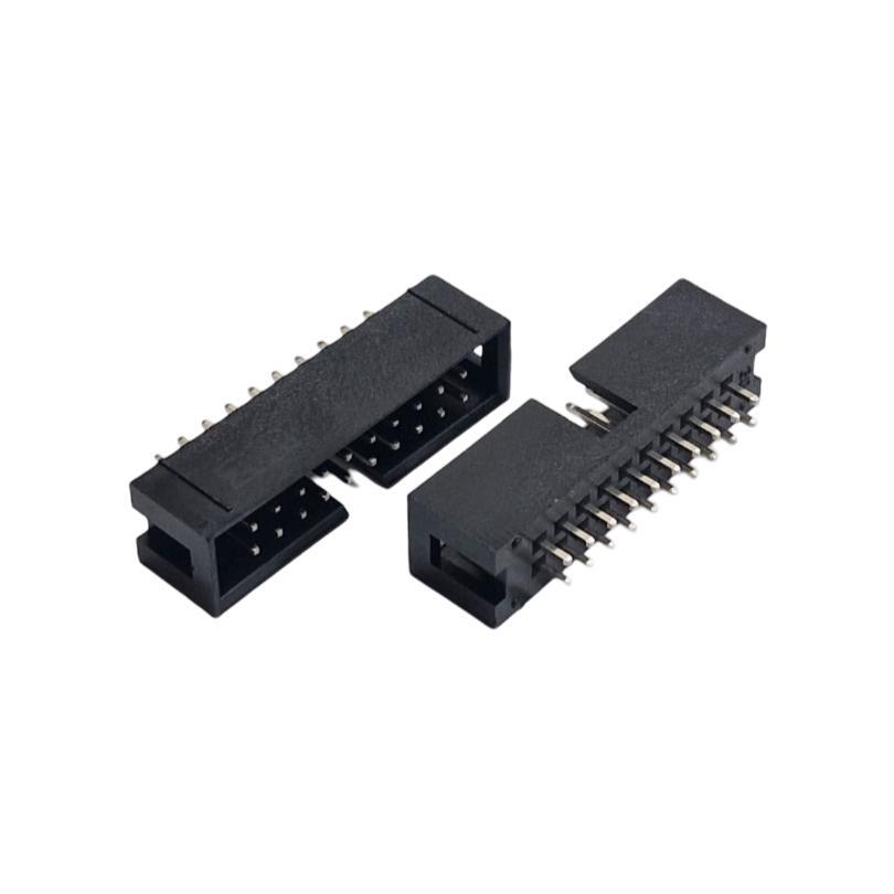 Kit com 160x Conector Box Header 20 vias 180g 2,54mm DS1013-20SSiB1-B-0 Sem Ejetor - Imagem 2