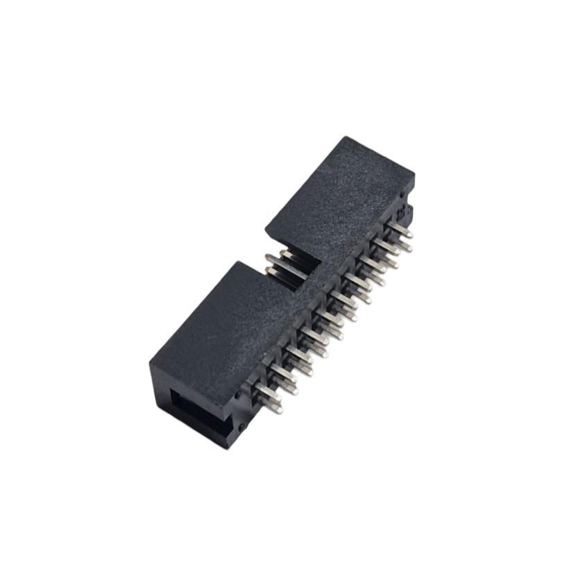 Kit com 160x Conector Box Header 20 vias 180g 2,54mm DS1013-20SSiB1-B-0 Sem Ejetor - Imagem 4