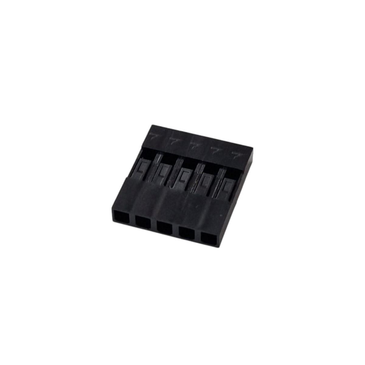 Kit com 50x Conector ALojamento MODU Femea 1x5 - Imagem 2