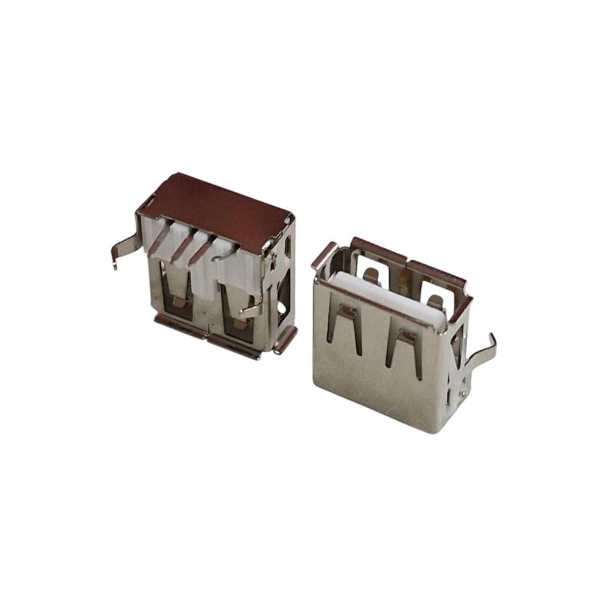 Kit com 20x Conector USB Fêmea Tipo A 90 Graus - USB-A1D122F - Imagem 3