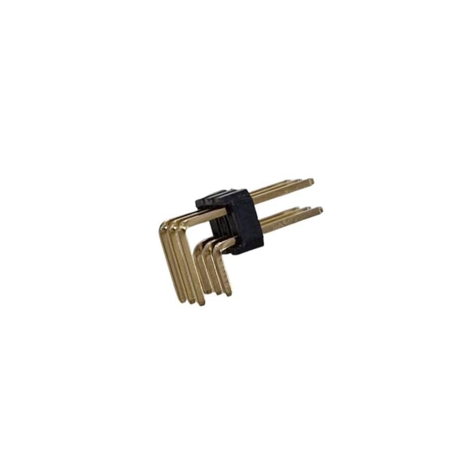 Kit com 50x Barra de Pinos 2x3 90 Graus 2,54mm - Imagem 2