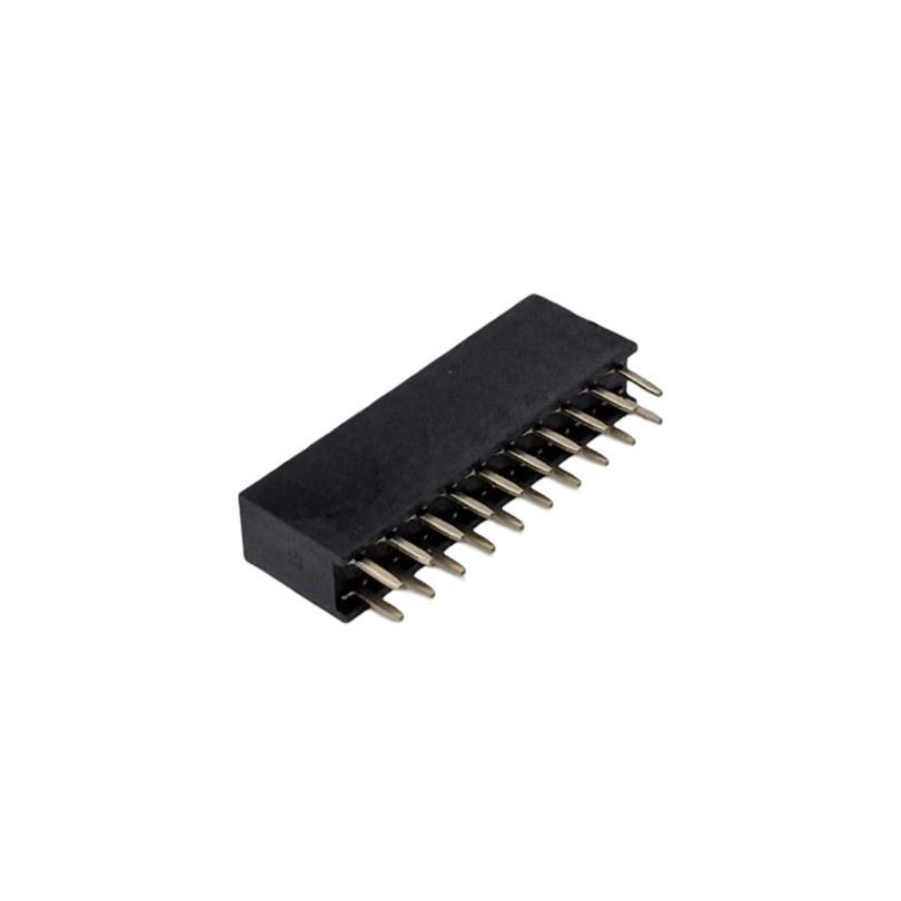 Kit com 10x Conector Fêmea Duplo PCI 2x10 Vias 180 Graus 20 Pinos - Imagem 2