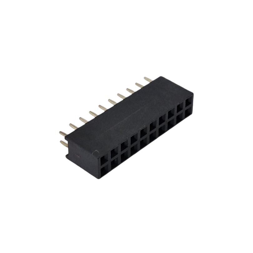 Kit com 10x Conector Fêmea Duplo PCI 2x10 Vias 180 Graus 20 Pinos - Imagem 3