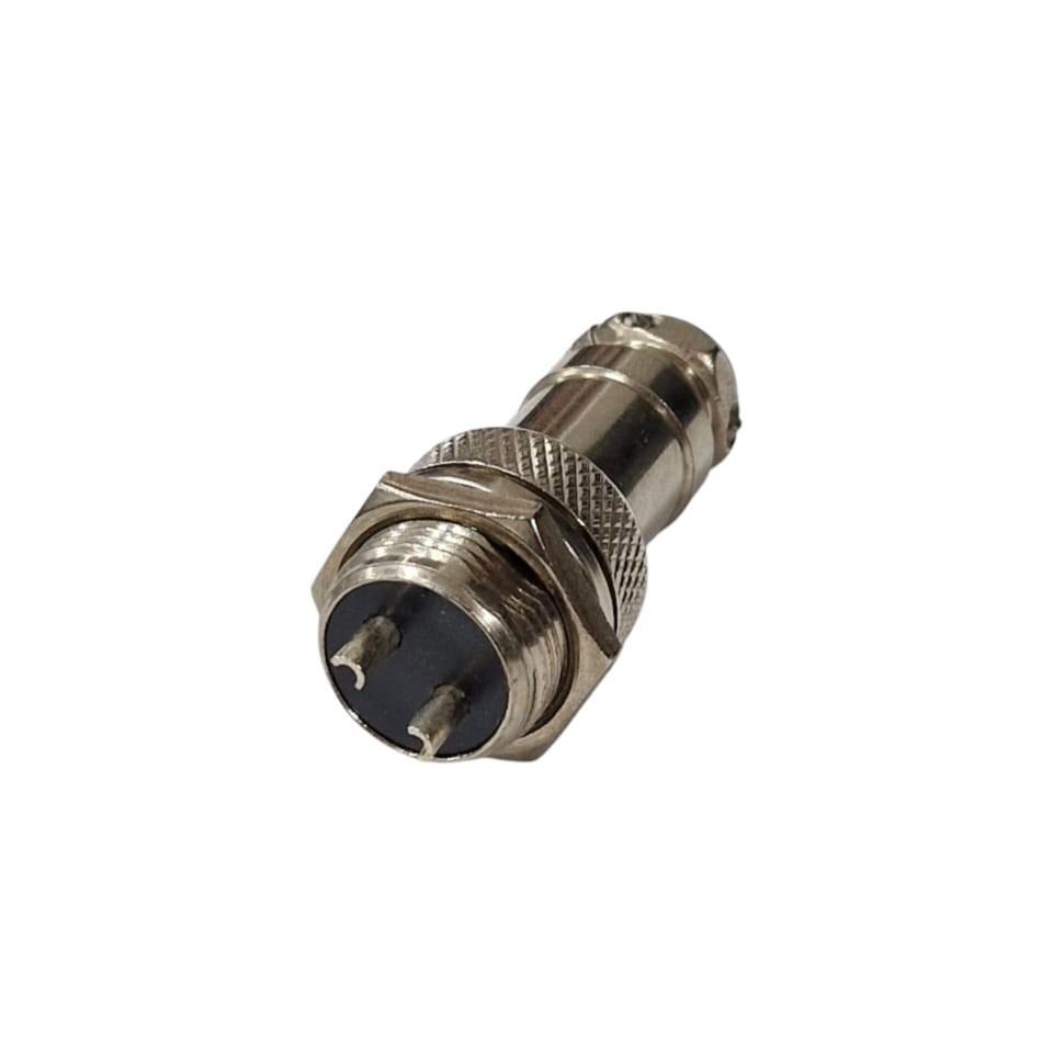 Kit com 10x Conector Mike 2 Vias Macho LS3001-3008 - Imagem 3