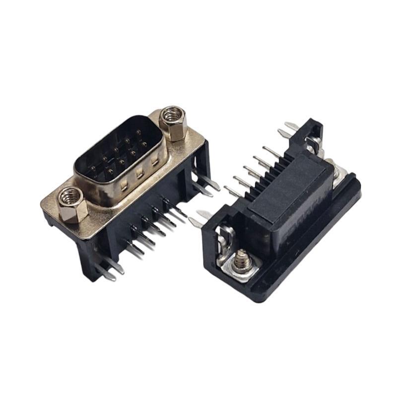 Kit com 100x Conector DB9 Macho 90 Graus DS1037-09MNAKT74-0CC - Imagem 2