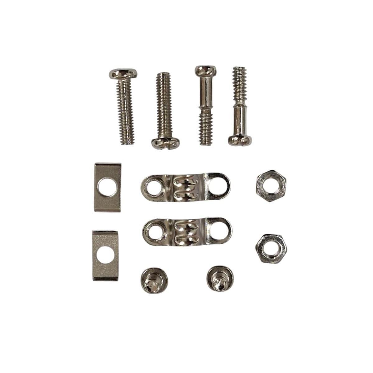 Kit com 4x Capa DB9 Kit Curto Preta com Parafusos - Imagem 2