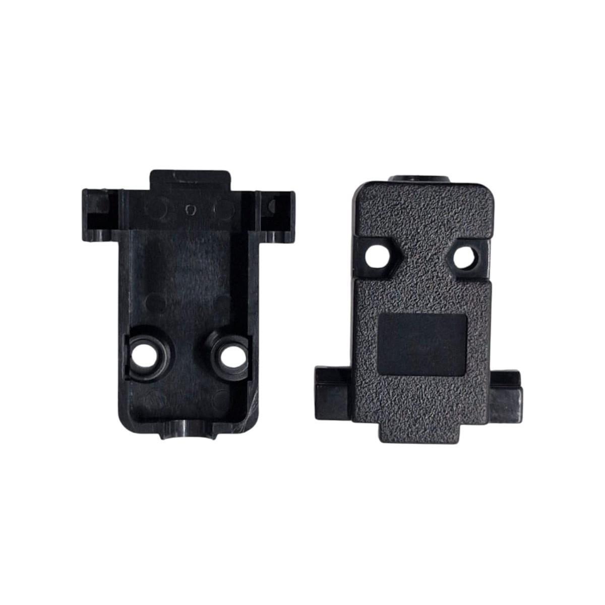 Kit com 4x Capa DB9 Kit Curto Preta com Parafusos - Imagem 3