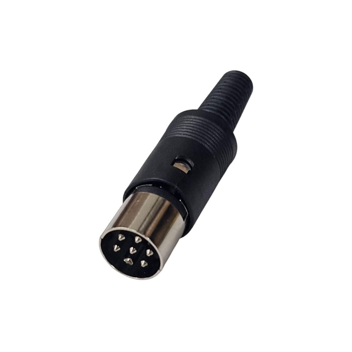 Conector DIN 6 Pinos Macho SD-60 Plugue Para Cabo - Imagem 2