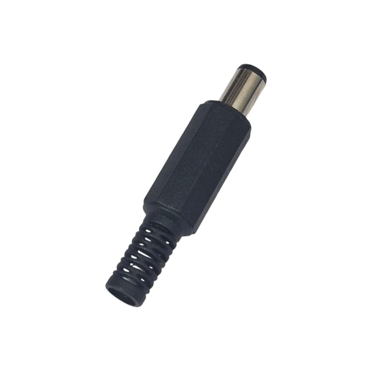 Kit com 50x Plug Conector P4 Macho 2,5mm com Mola FR1812S - Imagem 2