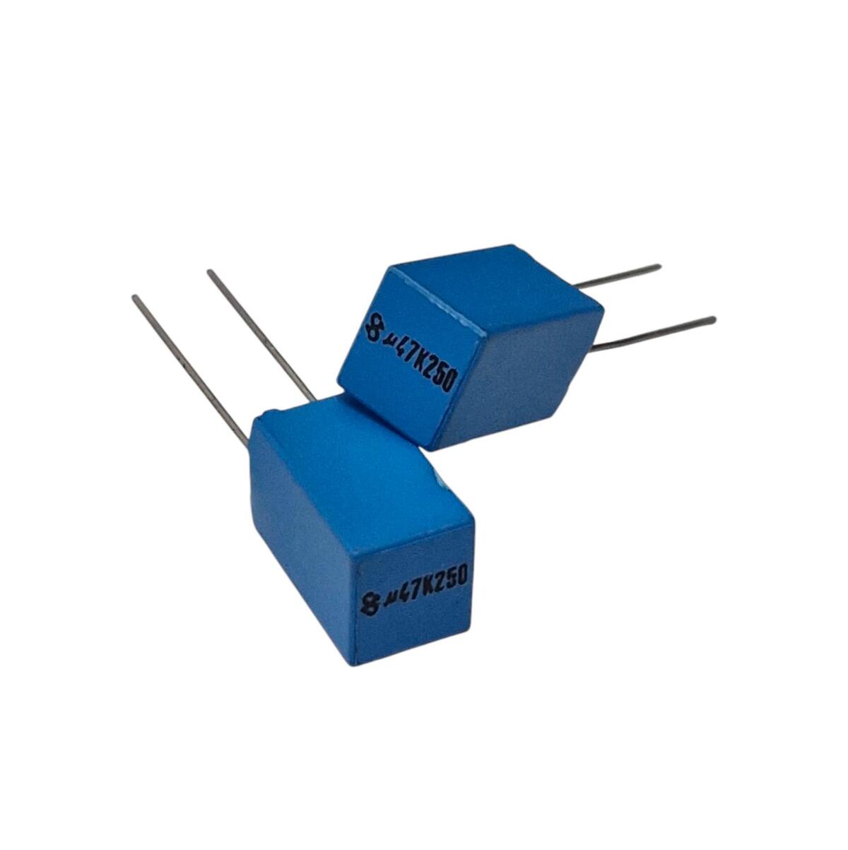 Kit com 100x Capacitor Poliéster Metalizado 470nF 250V B32529 - Imagem 2
