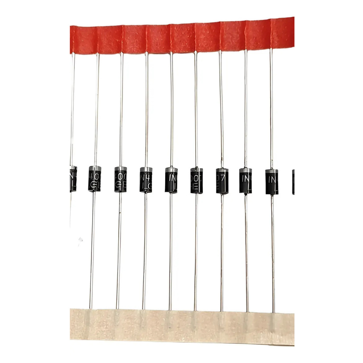 Kit com 100x Diodo Uf4007 1kv 1a Do204al