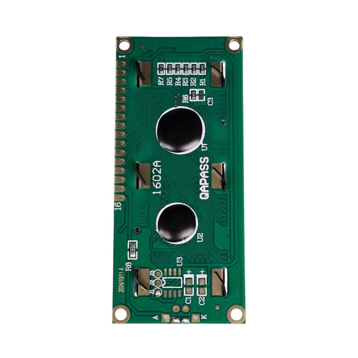 Display Lcd 16x2 Verde 80x60mm - Imagem 3