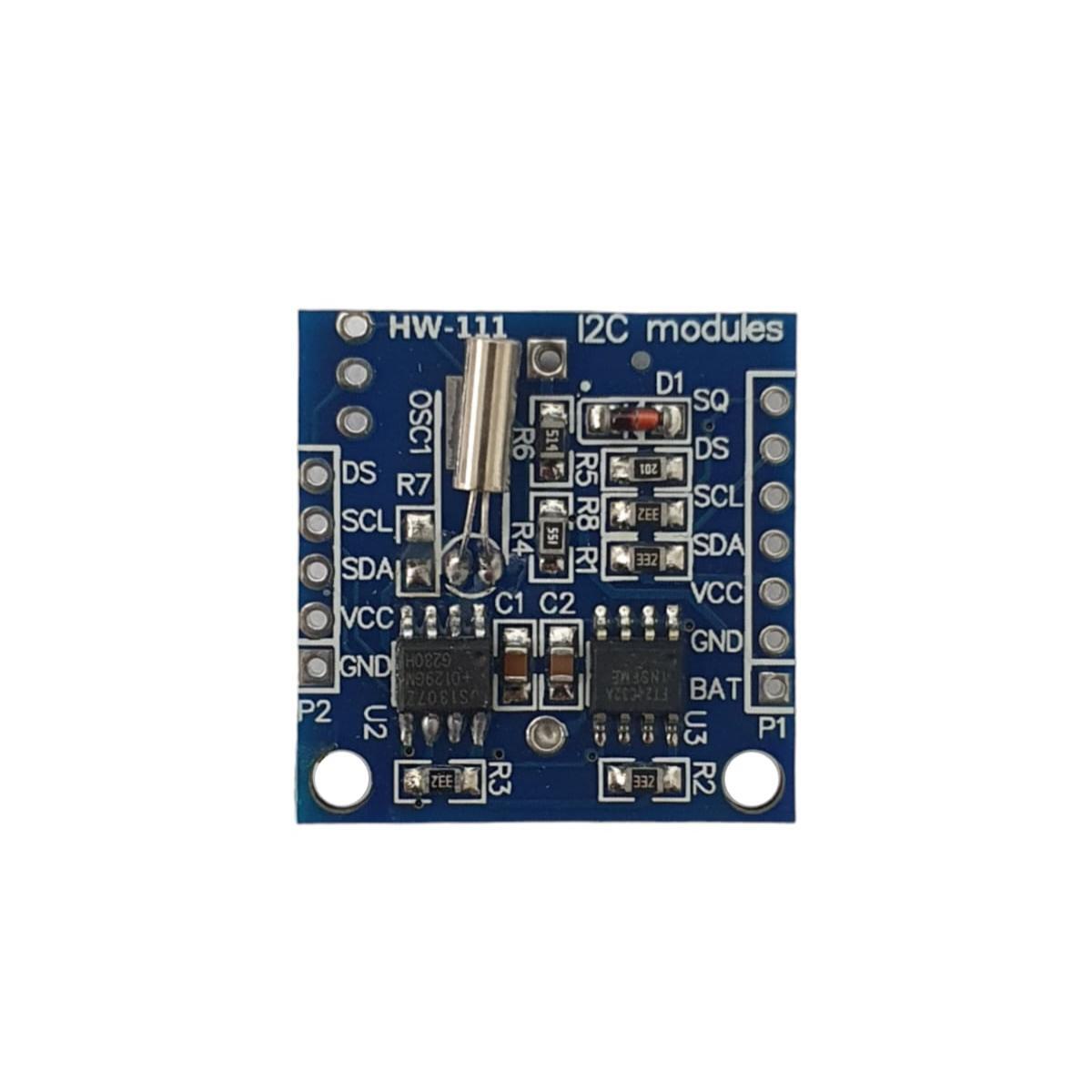Módulo Relógio Rtc Ds1307 + Eeprom At24c32 Para Arduino - Imagem 3