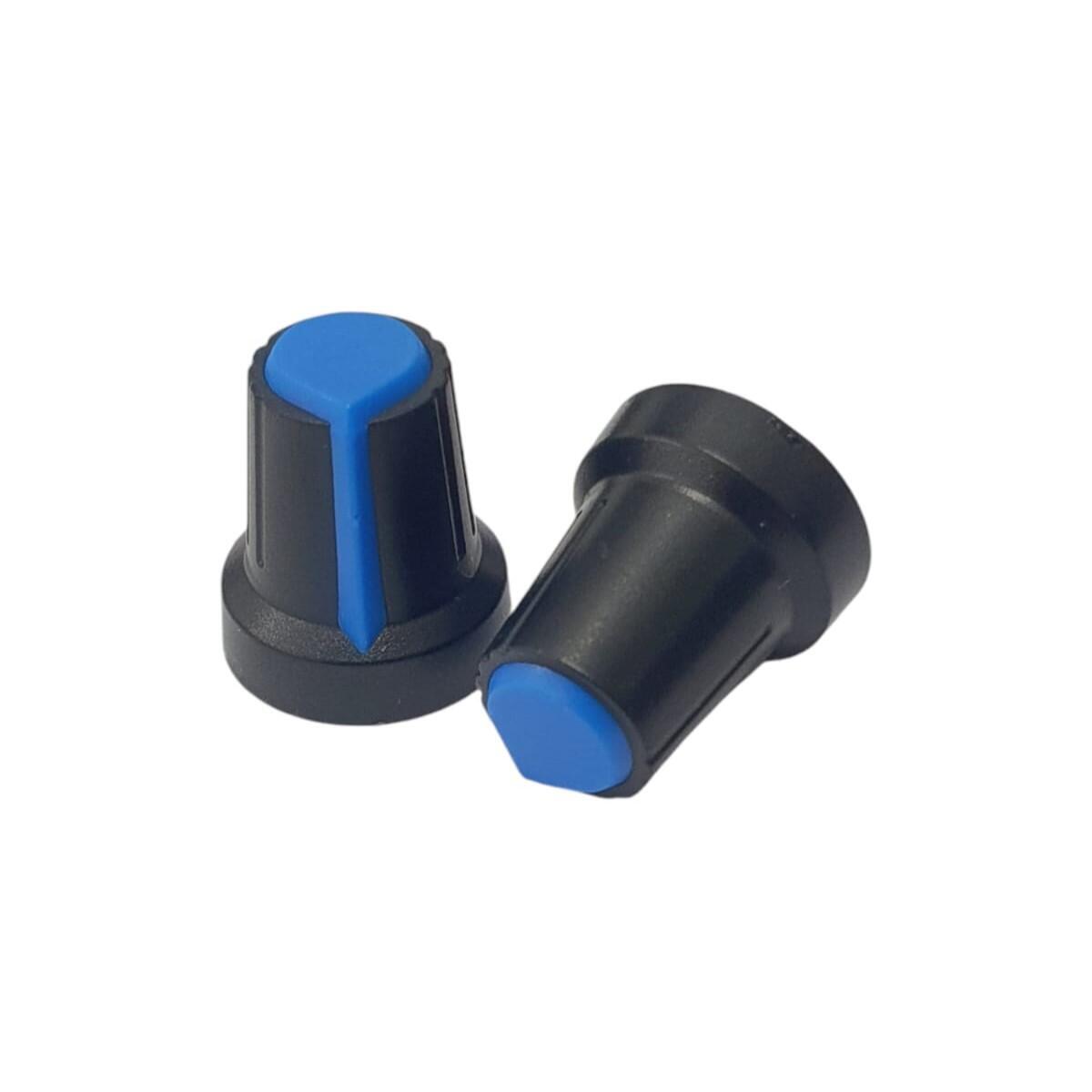 Kit com 100x Knob Potenciômetro Eixo Estriado 6mm Wh148-2 - Imagem 3