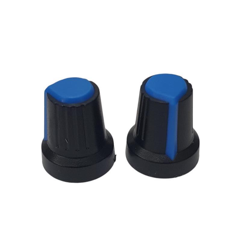 Kit com 100x Knob Potenciômetro Eixo Estriado 6mm Wh148-2 - Imagem 4