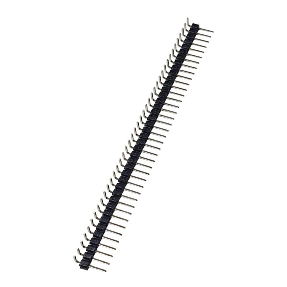 Kit com 200x Barra de Pinos 1x40 90 Graus 2,54mm DS1022-1x40RDF11-B - Imagem 3